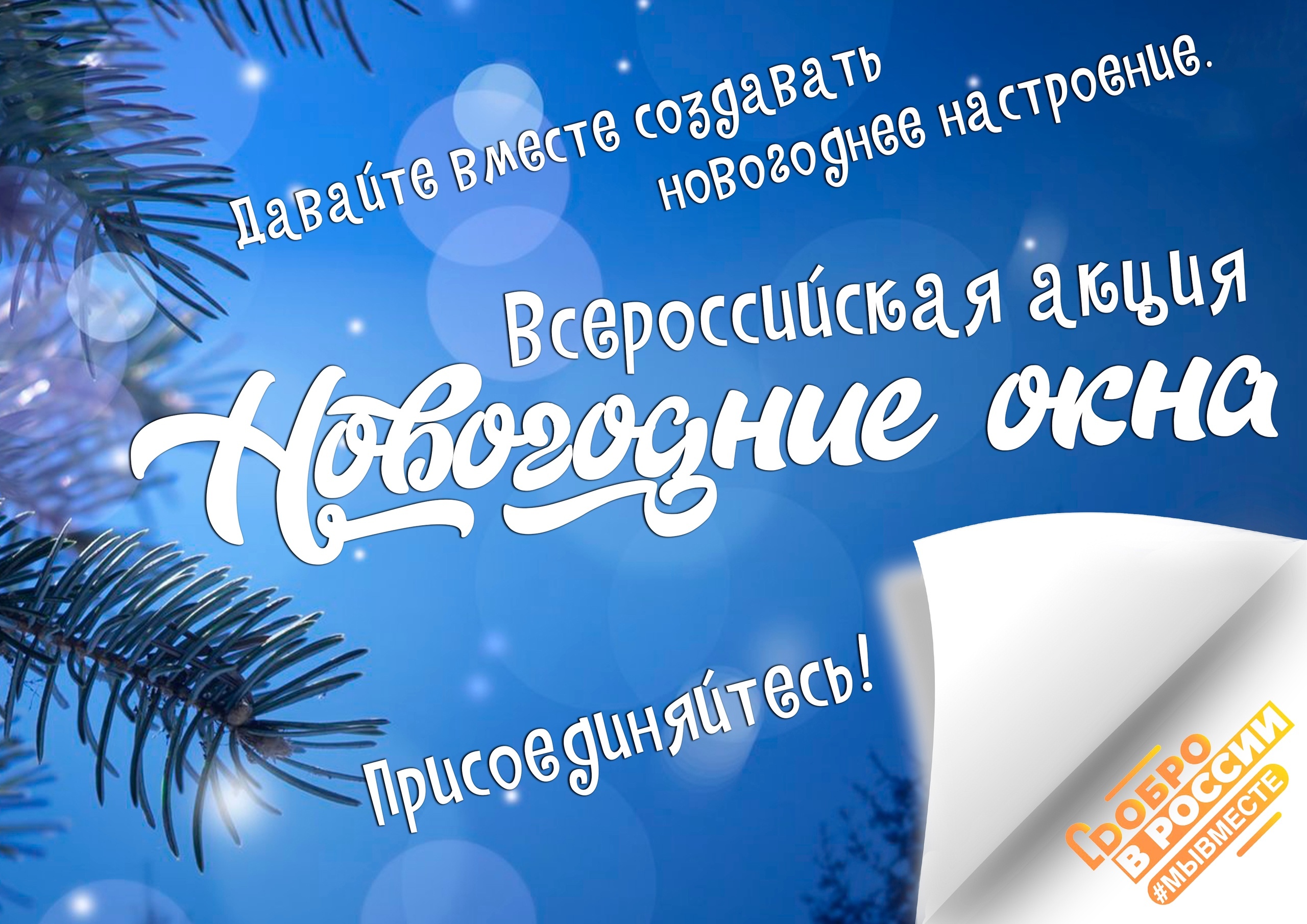 Всероссийская акция «Новогодние окна»!.